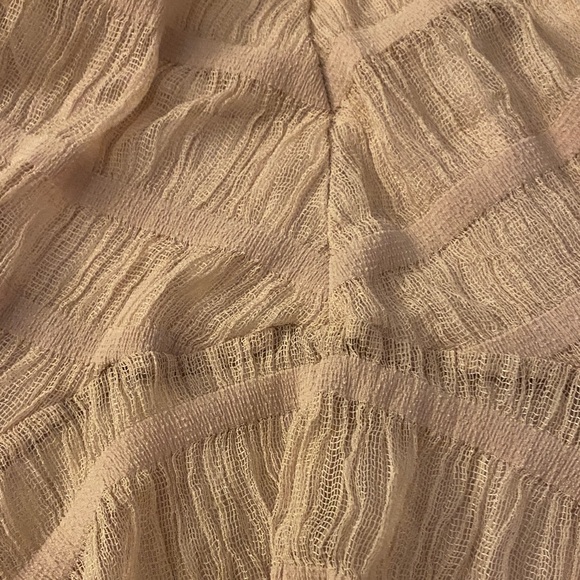 Free People Nude Asymmetrical Mermaid Skirt - Picture 4 of 4